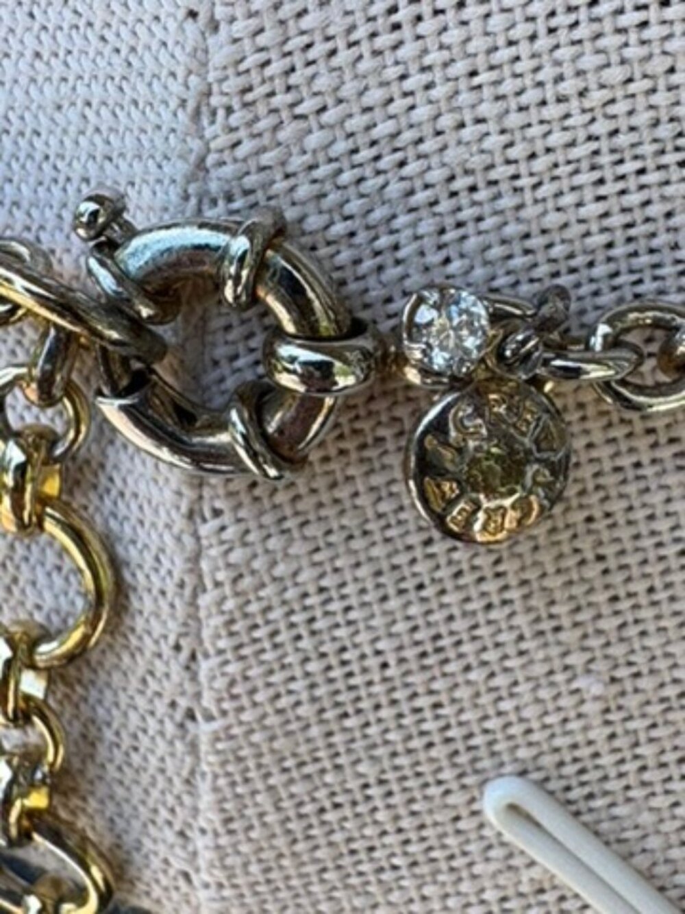 J. Crew Carl Cluster Pearl Gold Tone Necklace Vintage - Picture 5 of 7